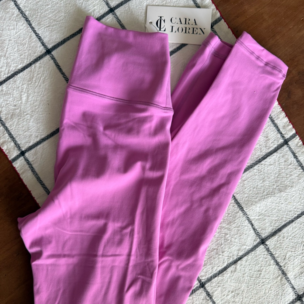 Cara Loren SPORT LUXE NFS BASIC LEGGING - BERRY PINK - NWT